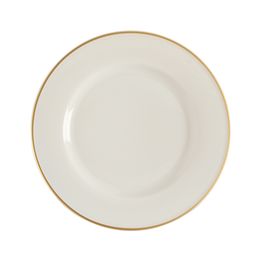 Porland Academy Event Gold Band Flat Plate 27cm / 10.5"