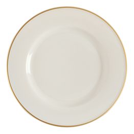 Porland Academy Event Gold Band Flat Plate 32cm / 12.5"