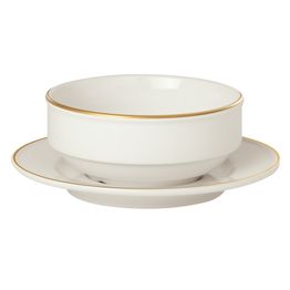 Porland Academy Event Gold Band Stacking Bowl 12cm / 400ml