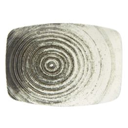Porland Enigma Swirl Rectangular Plate 27 x 19.5cm