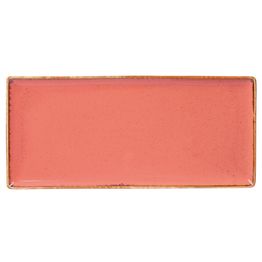 Seasons By Porcelite Coral Rectangular Platter 35 x 15.5cm / 13.75" x 6"