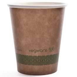 Vegware Kv-12 12oz Brown Kraft Hot Cup, 89-Series