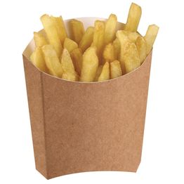 Colpac Compostable Kraft Chip Cartons 110(H) x 82(W) x 48(D)mm alternative