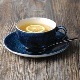 Churchill FJ954 Stonecast Plume Ultramarine Cappuccino Cup 12oz alternative