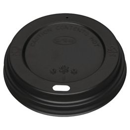 Fiesta Recyclable Coffee Cup Lids Black 340ml / 12oz &amp; 455ml / 16oz