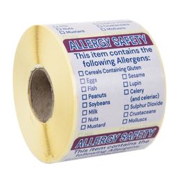 Hygiplas Allergen Food Labels alternative