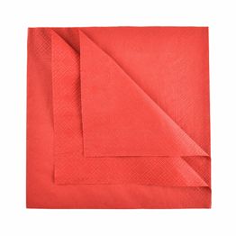 Swantex 40cm 2 Ply Red Paper Napkins