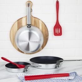 Vogue Cook Like A Pro 3-Piece Non-Stick Frying Pan and Saute Pan Set alternative