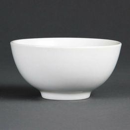 Olympia Whiteware Rice Bowls 130mm 390ml