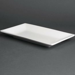 Olympia Whiteware Serving Rectangular Platters 250x 150mm