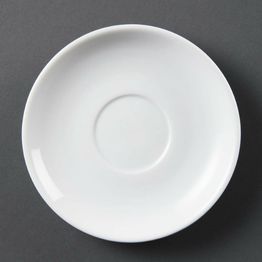 Olympia Whiteware Stacking Saucers 150mm