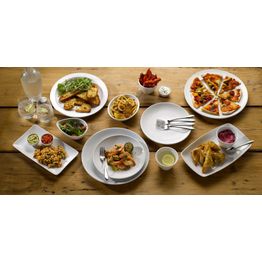 Simply Tableware White Square Plate 27.5cm EC0019 alternative