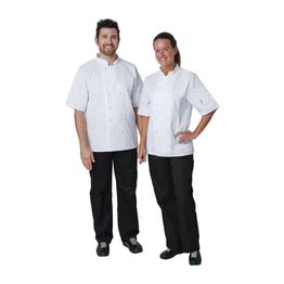 Whites Vegas Unisex Chefs Jacket Short Sleeve White