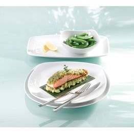 Porcelite Square Plate 16cm (18cm) 6.25" (7") alternative