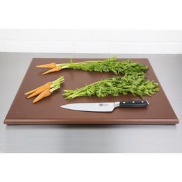 Hygiplas Extra Thick High Density Brown Chopping Board alternative