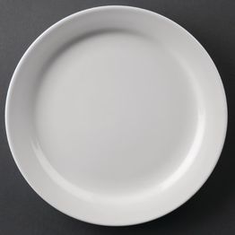 Olympia Athena Narrow Rimmed Plates 165mm/6 1/2"