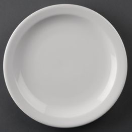 Olympia Athena Narrow Rimmed Plates 205mm/8"