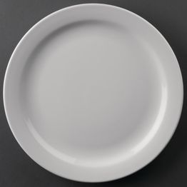 Olympia Athena Narrow Rimmed Plates 226mm/9"