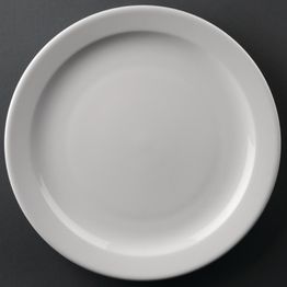 Olympia Athena Narrow Rimmed Plates 254mm/10"