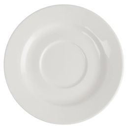 Olympia Lumina Round Saucers White 143mm