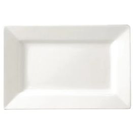 Olympia Lumina Wide Rim Rectangular Plates White 200x 130mm alternative