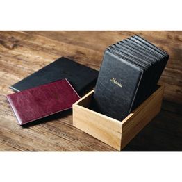 Olympia PVC Menu Cover Black alternative