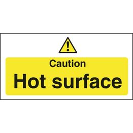 Vogue Caution Hot Surface Sign alternative