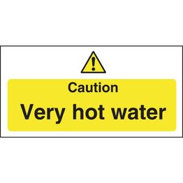 Vogue Caution Very Hot Water Sign alternative