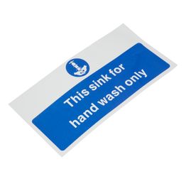 Vogue Hand Wash Only Sign alternative