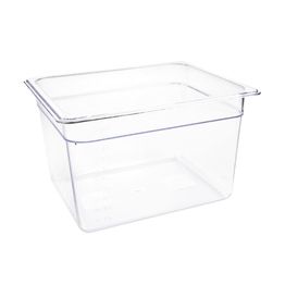 Vogue Polycarbonate 1/2 Gastronorm Container Clear alternative