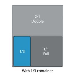 Vogue Polycarbonate 1/3 Gastronorm Container Clear alternative