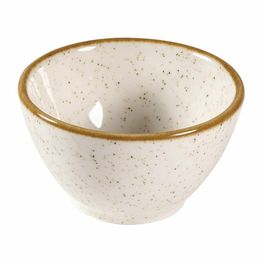 Churchill Stonecast Dip Pots Barley White 4oz 85mm