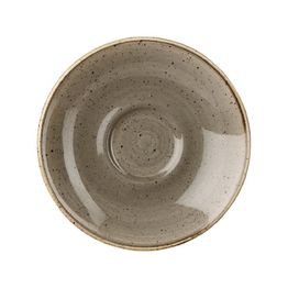Churchill Stonecast Espresso Saucer Peppercorn Grey 118mm