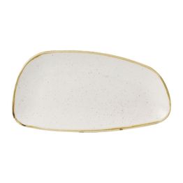 Churchill Stonecast Oval Plates Barley White 300x146mm