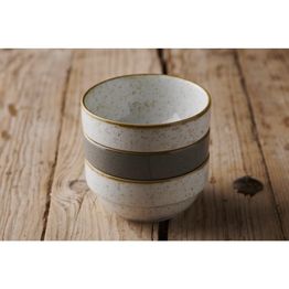 Churchill Stonecast Profile Stacking Bowl Barley White 358ml alternative