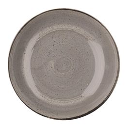 Churchill Stonecast Round Coupe Bowl Peppercorn Grey 310mm
