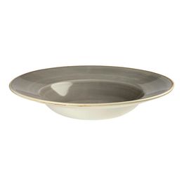 Churchill Stonecast Round Wide Rim Bowl Peppercorn Grey 277mm alternative
