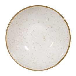 Churchill Stonecast Shallow Bowls Barley White 9oz 130mm