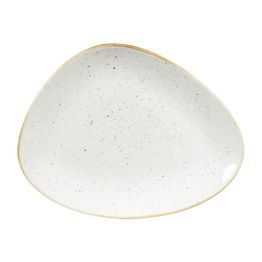 Churchill Stonecast Triangular Plates Barley White 265mm