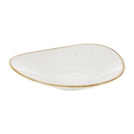 Churchill Stonecast Triangular Shallow Bowls Barley White 210mm alternative