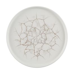 Churchill Studio Prints Kintsugi Agate Walled Plates Grey 260mm
