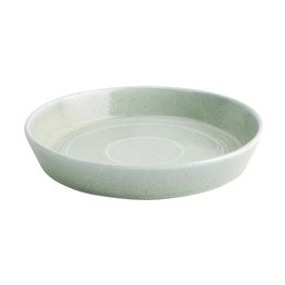 Olympia Cavolo Flat Round Bowls Spring Green 220mm