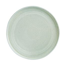 Olympia Cavolo Flat Round Plates Spring Green 270mm