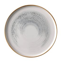 Churchill Homespun Accents Jasper Grey Walled Plate 260mm