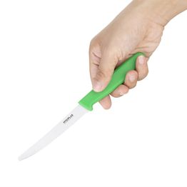 Hygiplas Serrated Tomato Knife Green 10.5cm alternative