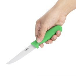 Hygiplas Serrated Vegetable Knife Green 10.5cm alternative