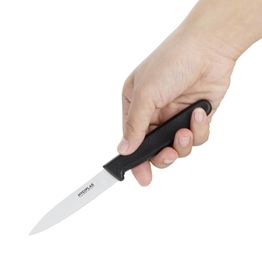 Hygiplas Straight Blade Paring Knife Black 8.5cm alternative