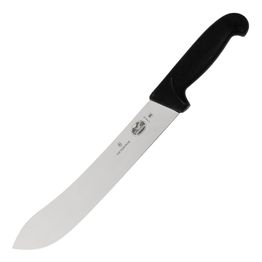 Victorinox Fibrox Butchers Steak Knife Black 25.4cm