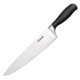 Vogue Soft Grip Chef Knife Black 25.5cm