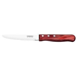 Tramontina Jumbo Steak Knife Rounded Tip Red Polywood